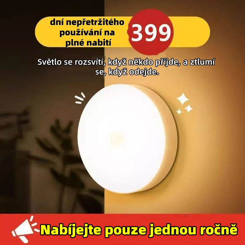 🏡💡【Cumpărați 1, primiți 1 gratis】Lampă LED inteligentă, cu senzor de mișcare, ușor de încărcat și practică