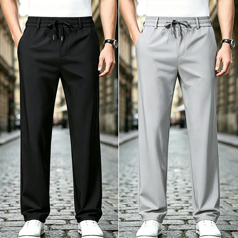 👖【Cumpărați 1 obțineți 1 gratuit】Pantaloni Casual cu Croială Dreaptă – Material Elastic, Fin și Respirabil pentru Confort Maxim-🔥