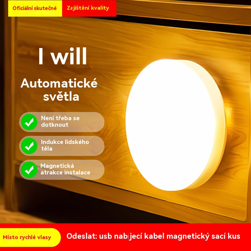 🏡💡【Cumpărați 1, primiți 1 gratis】Lampă LED inteligentă, cu senzor de mișcare, ușor de încărcat și practică