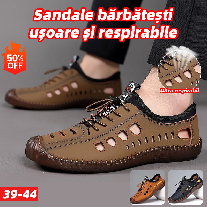 🏆️Produse foarte vândute🔥👟【39～44】Sandale pentru bărbați, la modă nouă, cu talpă moale, 2026, ușoare și anti-alunecare
