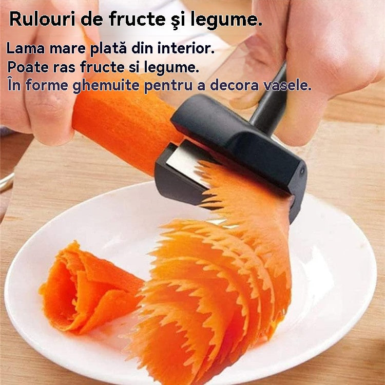 🔥🎨【Cumpărați 1 obțineți 1 gratuit】 Cuțit pentru decorat legume și fructe – din oțel inoxidabil, pentru platinguri spectaculoase!