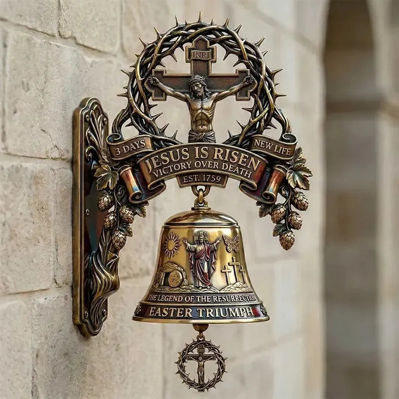 🔔Simbolul credinței și al speranței pentru căminul tău!——Clopoțel de Perete "Triumf"