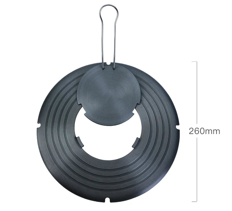🔥 🍳Placă conducătoare de căldură pentru aragaz de uz casnic  (potrivită pentru gătit, prepararea supei, dezghețarea ingredientelor，protejează oala de arderea neagră bucată)