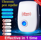【Reducere la sfârșitul sezonului 7 zile de livrare】【cumpărați 1 și primiți 1 gratuit】🔥【pachet de 2】 Respingător pentru șoarece cu ultrasunete fizic, silentios