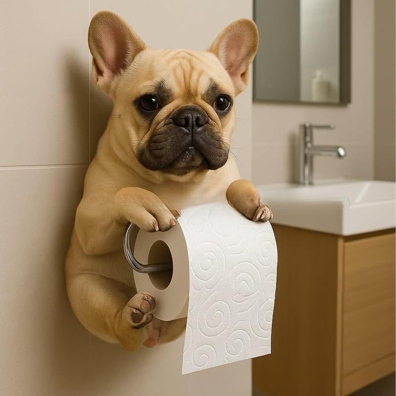 30% OFF🐕🐕Suport hârtie igienică drăguț cu tematică de cățeluș