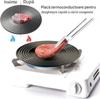 🔥 🍳Placă conducătoare de căldură pentru aragaz de uz casnic  (potrivită pentru gătit, prepararea supei, dezghețarea ingredientelor，protejează oala de arderea neagră bucată)