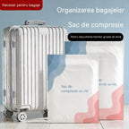 🧳💨 Saci mari de depozitare compresibili cu vid: nu necesită pompă de aer, sunt etanși și ideali pentru economisirea spațiului în valiză și acasă ✈️