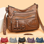 💥【50% reducere pentru o perioadă limitată】👜Geantă crossbody din piele moale, cu capacitate mare, 2026