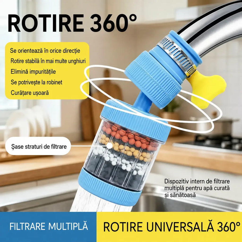 Cumpără 1, primești 1 gratis! Filtru pentru robinet – îmbunătățește calitatea apei de la robinet.