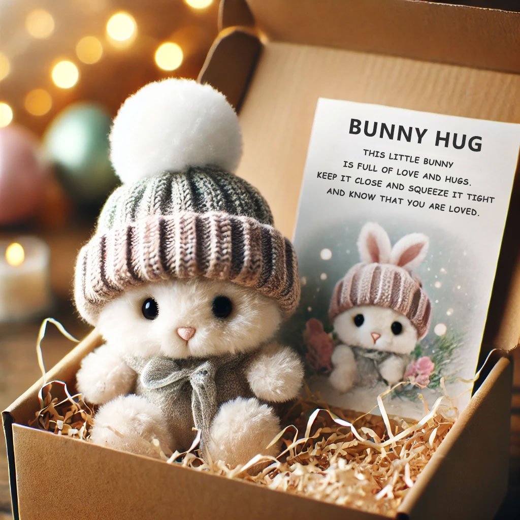🔥Reducere specială săptămânală🐇Mini îmbrățișări de iepuraș, făcut manual, cadou drăguț de Paște🎁