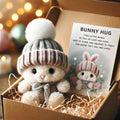 🔥Reducere specială săptămânală🐇Mini îmbrățișări de iepuraș, făcut manual, cadou drăguț de Paște🎁