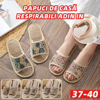 【3 perechi】【37-40】2025 papuci noi din bumbac și in pentru femei, papuci pentru toate anotimpurile