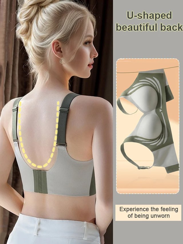 😍【Cumpărați 1, primiți 1 gratuit】Sutien pentru femei fără sârmă, dintr-o bucată❤️【40-85KG】