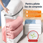 🧳💨 Saci mari de depozitare compresibili cu vid: nu necesită pompă de aer, sunt etanși și ideali pentru economisirea spațiului în valiză și acasă ✈️