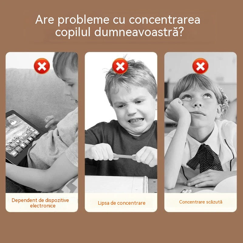 🧩🧠【Set 3 bucăți】Jucărie educativă pentru copii – puzzle de tip lacăt inteligent  pentru dezvoltarea gândirii