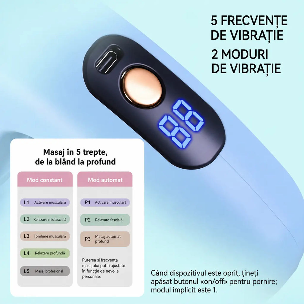 💥👍Cerc de exerciții fasciale cu cronometru și afișaj digital