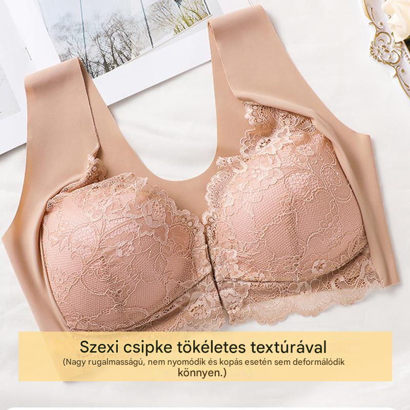 【Vânzare directă de la fabrică, doar astăzi】【Set de 5 bucăți】【40-100 kg】Sutien cu efect de ridicare a sânilor, cu spate decupat din dantelă, mărimi mari, cu design decupat pentru ridicarea sânilor, cu închidere în față
