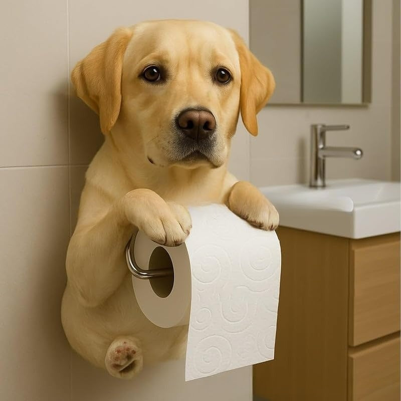 30% OFF🐕🐕Suport hârtie igienică drăguț cu tematică de cățeluș