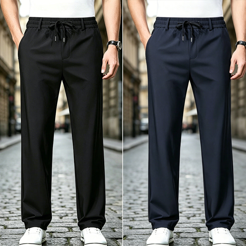 👖【Cumpărați 1 obțineți 1 gratuit】Pantaloni Casual cu Croială Dreaptă – Material Elastic, Fin și Respirabil pentru Confort Maxim-🔥