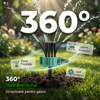 ✨ Aspersor automat de grădină cu capete multiple la 360°